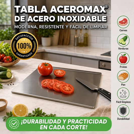 Tabla AceroMax® - ¡Durabilidad y Practicidad en Cada Corte!